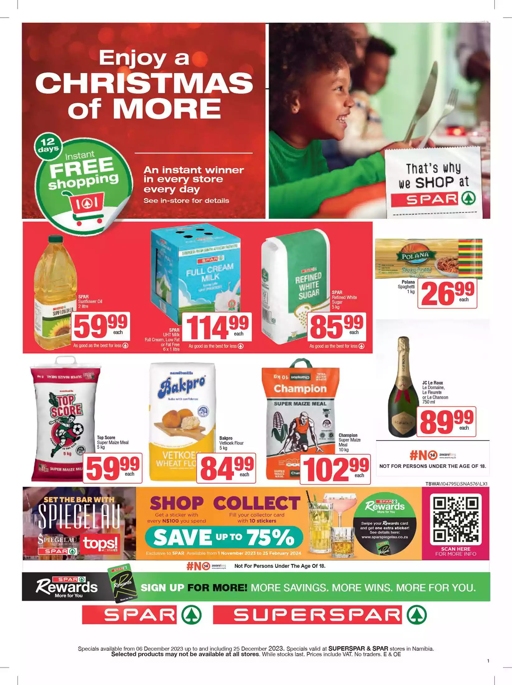 Spar, Superspar & Tops Specials & Catalogues 