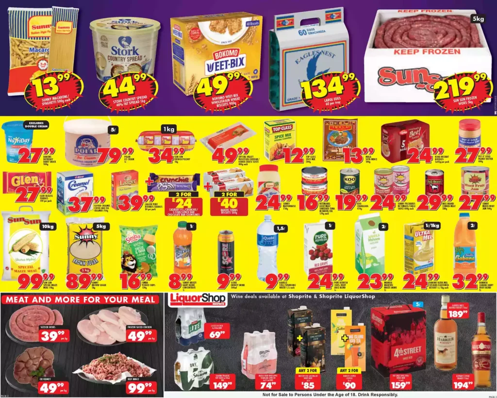 Shoprite Catalogues & Specials ESwatini Supermarkets & Grocers