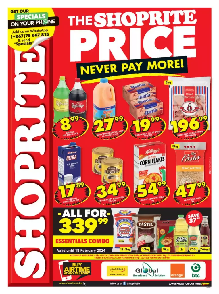 Shoprite Catalogues & Specials | Botswana – Supermarkets & Grocers