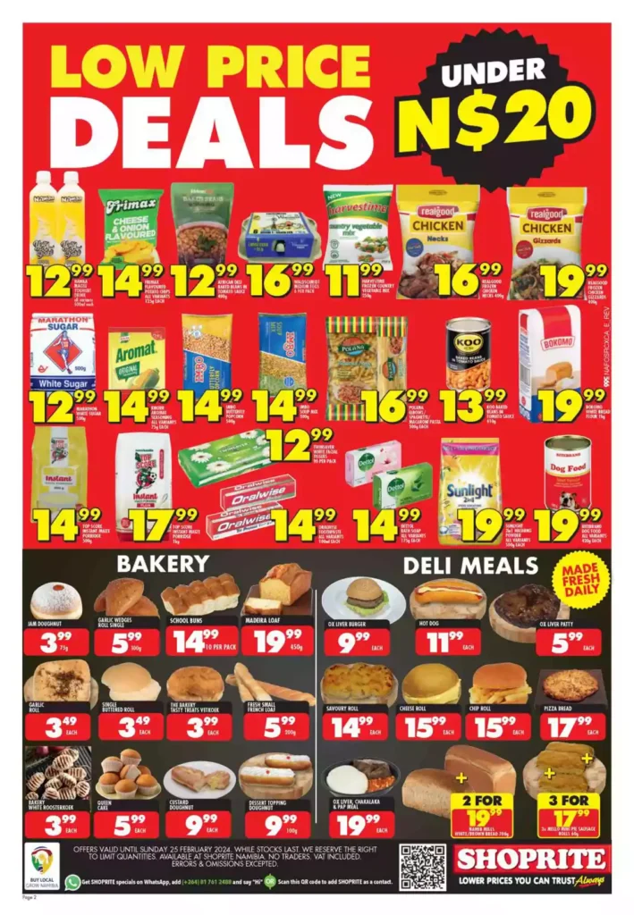 Shoprite Catalogues & Specials Namibia Supermarkets & Grocers