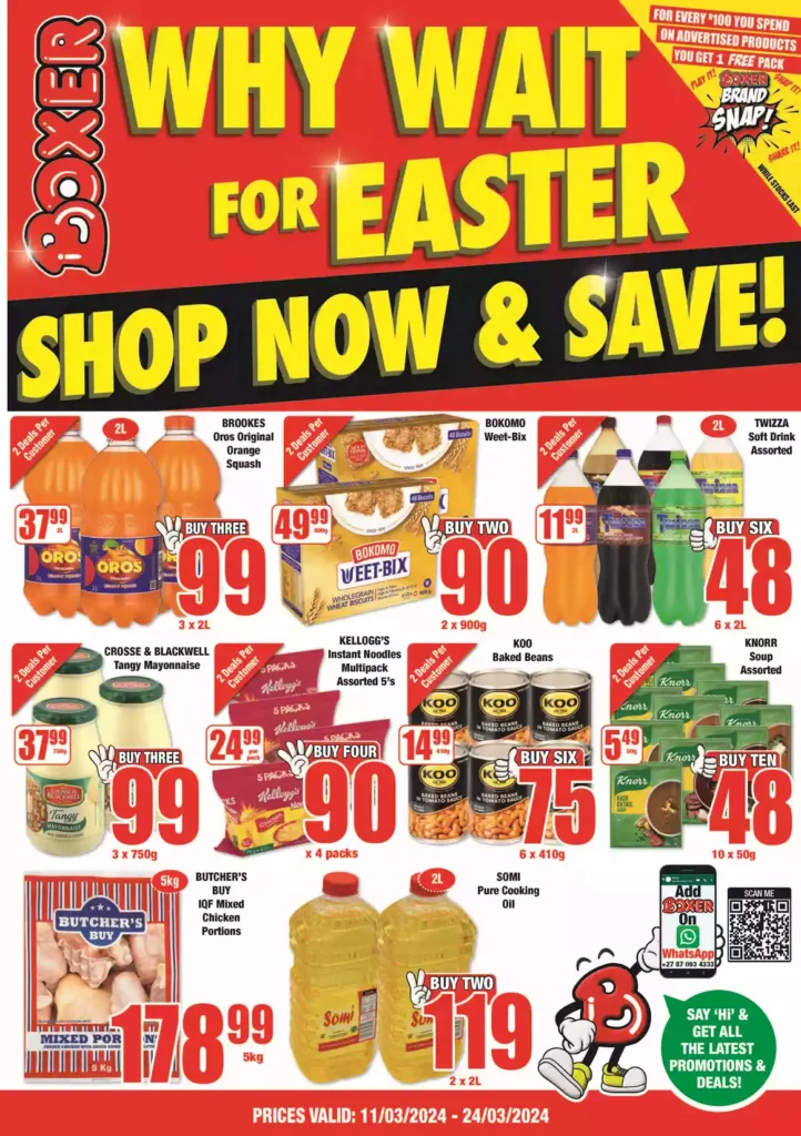 Boxer Catalogue & Specials ESwatini Supermarkets & Grocers