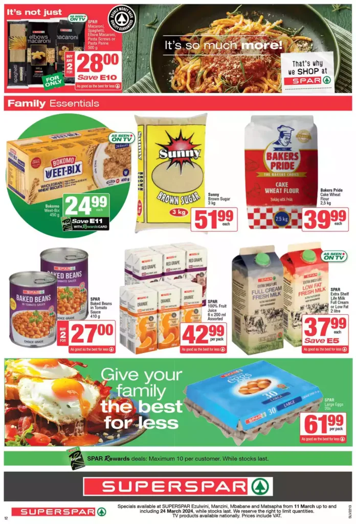 SUPERSPAR Catalogues & Specials | Eswatini (Swaziland) – Supermarkets ...