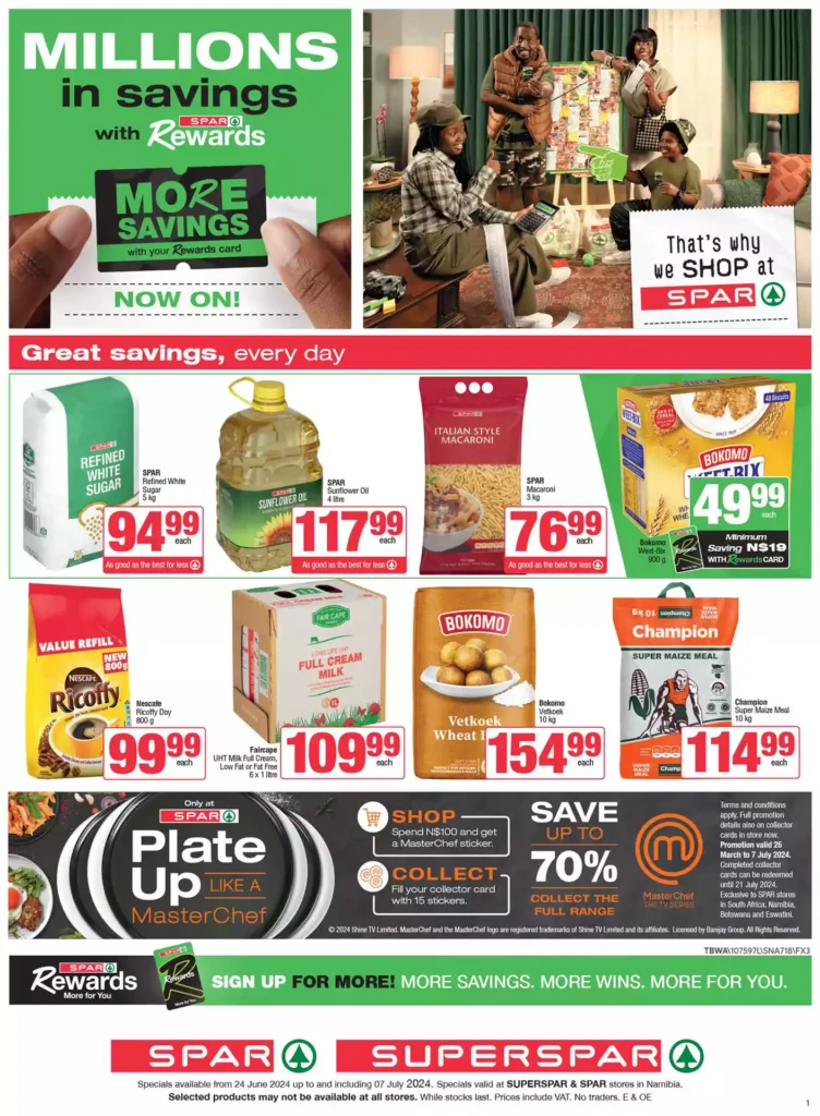 SPAR, SUPERSPAR & Tops Catalogues & Specials | Namibia – Supermarkets ...