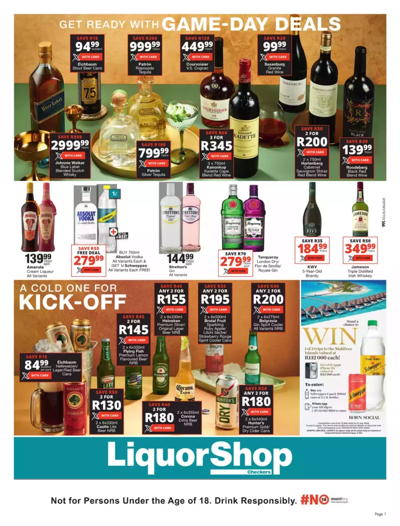 Checkers Liquorshop Catalogue & Specials 