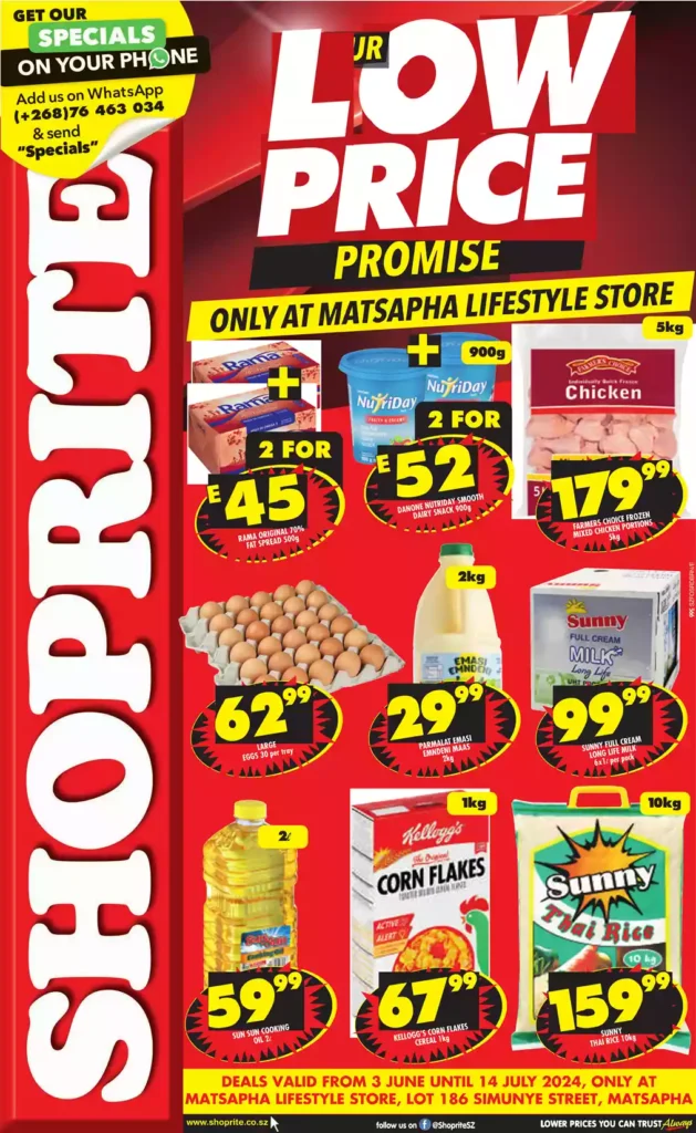 Shoprite Catalogues & Specials | ESwatini – Supermarkets & Grocers